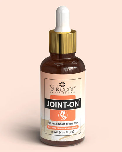 Sukoon Joint-On Essential Oil Blend (30ML) | For Joint, Back & Knee Pain