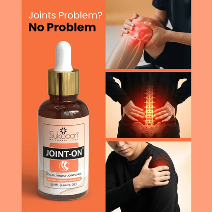 Sukoon Joint-On Essential Oil Blend (30ML) | For Joint, Back & Knee Pain